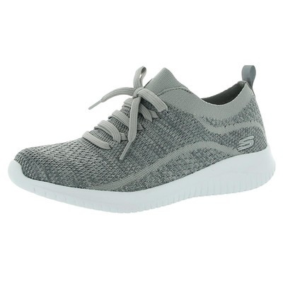 

Skechers Womens Ultra Flex Statements Серые кроссовки 8.5 Medium (B,M) 7250, Light grey