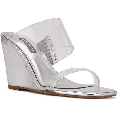 

Женские туфли без шнуровки на танкетке Nine West Nats из искусственной кожи с ремешками BHFO 0466, Nats