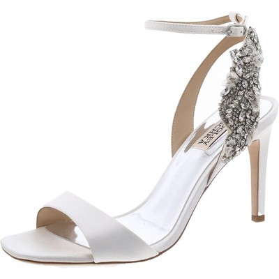 Женские туфли-лодочки Tisha из белой кожи Badgley Mischka 9 Medium (B,M) BHFO 1816