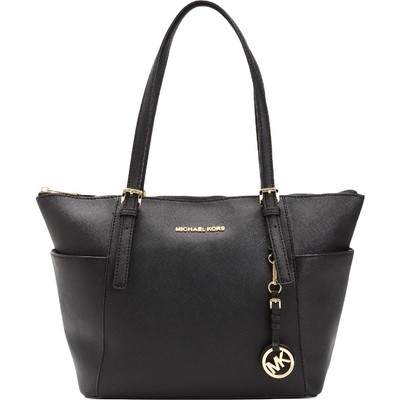 

Женская черная сумка-тоут MICHAEL Michael Kors Jet Set, большая сумочка BHFO 3575, Jet Set