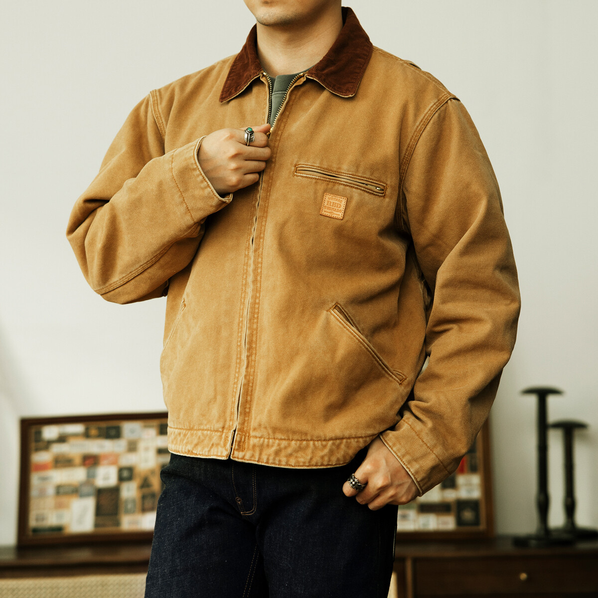 ジャケット・アウター TROPHY CLOTHING Naturally Duck WorkCoat TROPHY CLOTHING - 2805N NATURAL DUCK JACKET