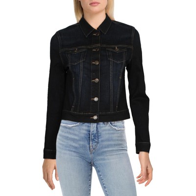 

Mavi Jeans Женская синяя джинсовая короткая джинсовая куртка Samantha Верхняя одежда  BHFO 0659, Deep brushed tribeca