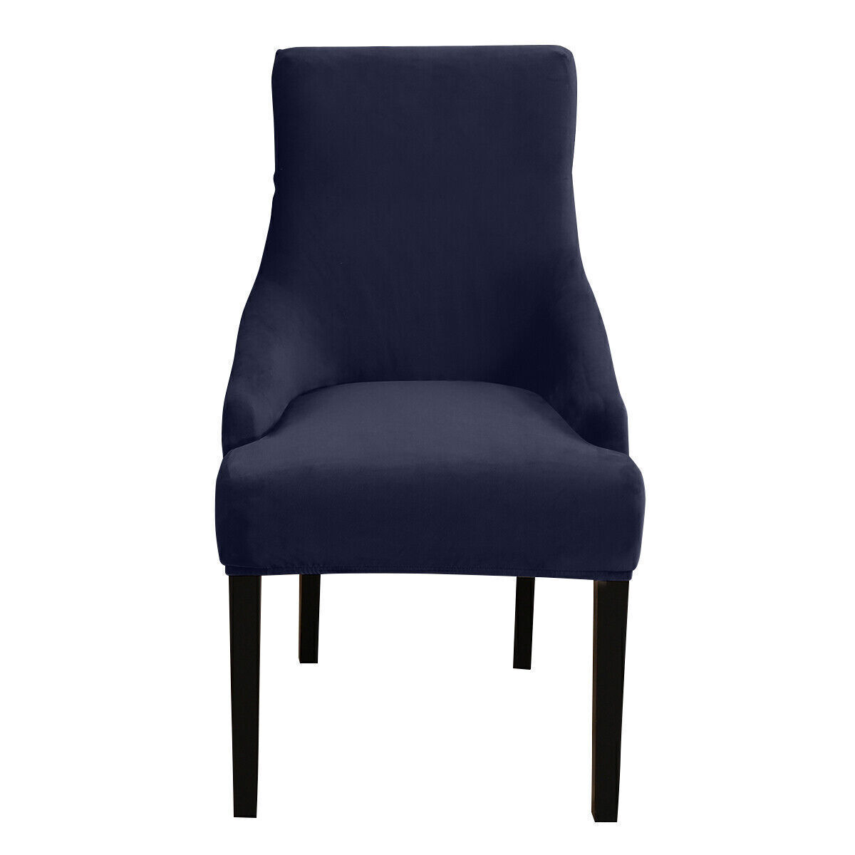 ️ Velvet Wingback Chair Cover Arm Chair Protector Stretch Dining Seat Slipcover