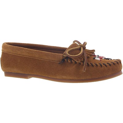

Женские коричневые мокасины Minnetonka Thunderbird 7.5 Medium (B,M) BHFO 9553, Коричневый
