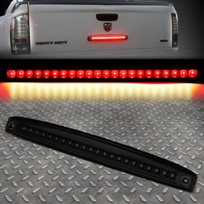 ДЛЯ 03-06 DODGE RAM ТОНИРОВАННЫЙ КОРПУС ПОЛНОСТЬЮ СВЕТОДИОДНЫЙ ЦЕНТРАЛЬНЫЙ СТОП-СИГНАЛ НА ЗАДНЕЙ ДВЕРИ