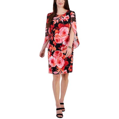 Женское черное полуформальное короткое платье-футляр Connected Apparel Plus 4 BHFO 0939