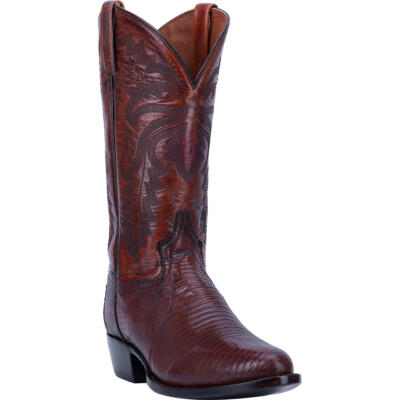 Pre-owned Dan Post Mens Winston Lizard Boot Dp3051r In Brown