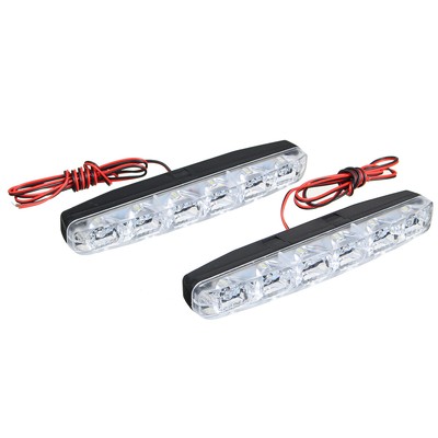 2x Universal Kfz Tagfahrlicht 12 LED DRL Day Tageslicht Auto Turck