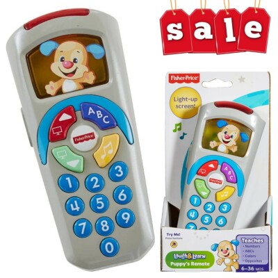 Fisher Price Remote Control Toy Baby Toddler Laugh and Learn Educational Toy
