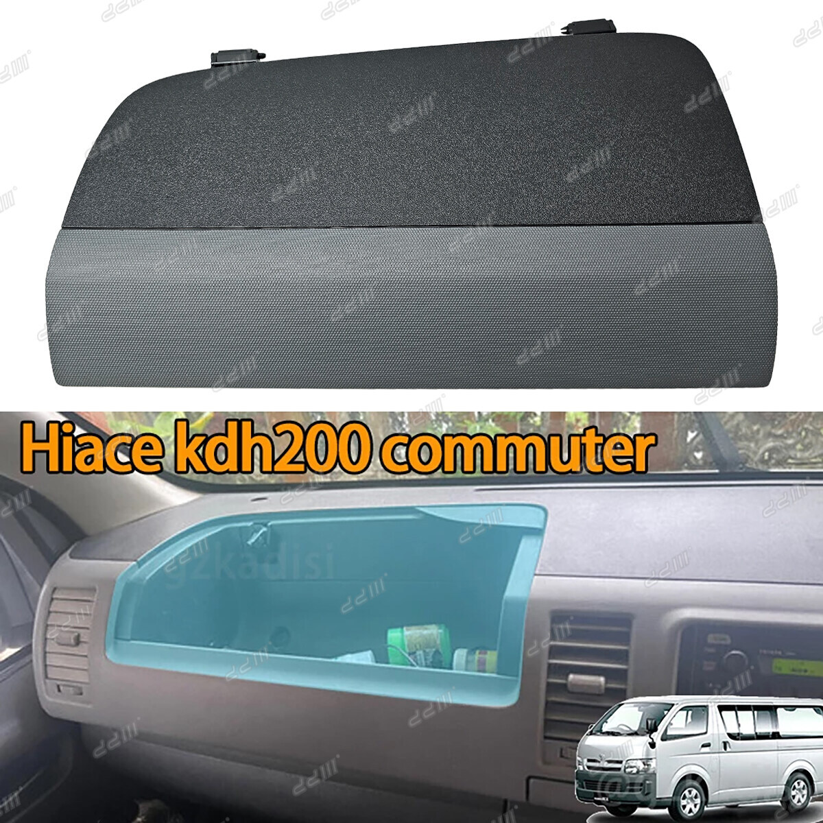 Dashboard Glove Box Cover (Left) For Toyota Hiace KDH200–202 TRH203 2005–2023
