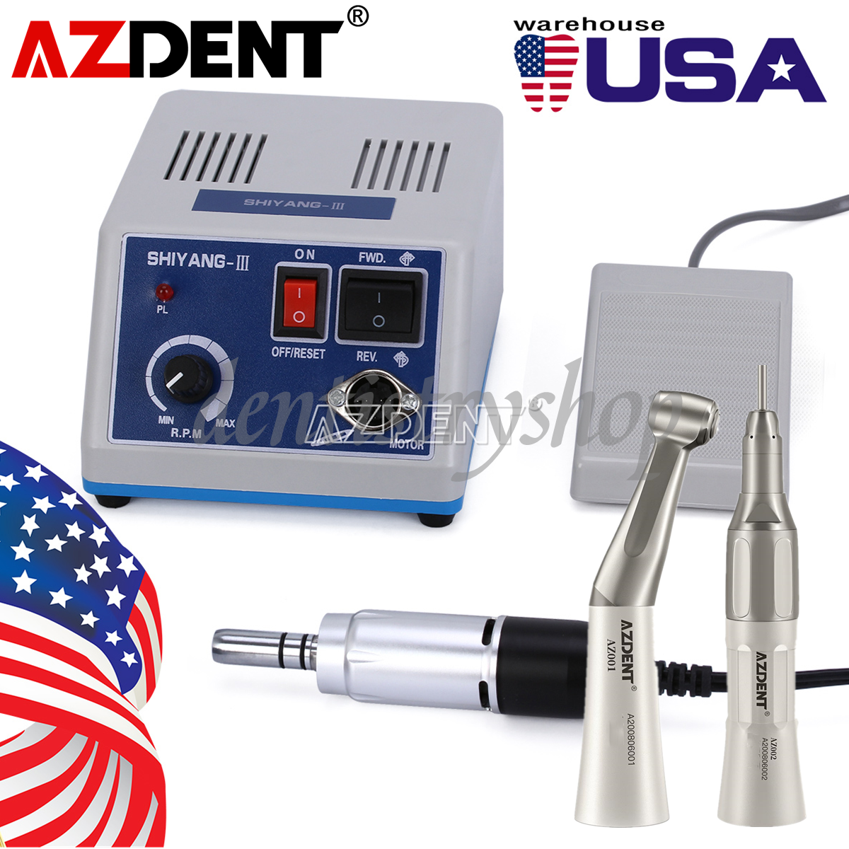 Dental Lab Marathon Electric Micromotor N3 Unit /Contra Angle/Straight Handpiece