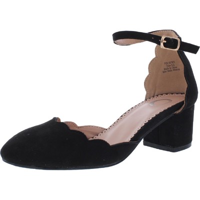Женские черные туфли на высоком каблуке DOrsay из коллекции Journee 7.5 Medium (B,M) BHFO 4103