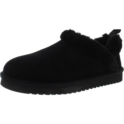Koolaburra Womens Black Suede Cozy Booties Shoes 7 Medium (B,M) BHFO 6768