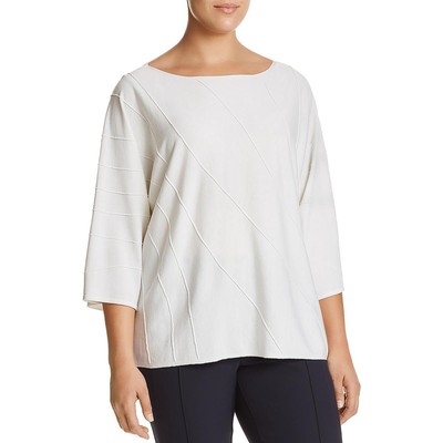 Lafayette 148 New York Женская рубашка цвета слоновой кости, пуловер, свитер, топ плюс 3X BHFO 2454