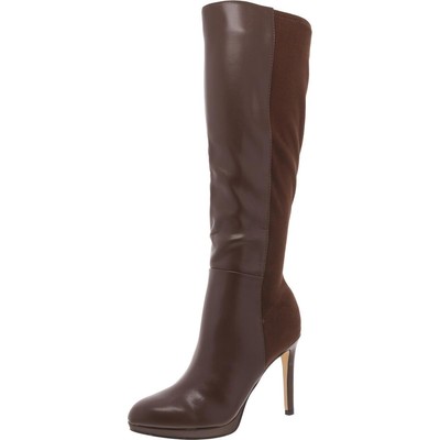 Женские сапоги до колена Nine West Womens Queany 8 коричневого цвета, размер 7,5 (B,M), BHFO 3546