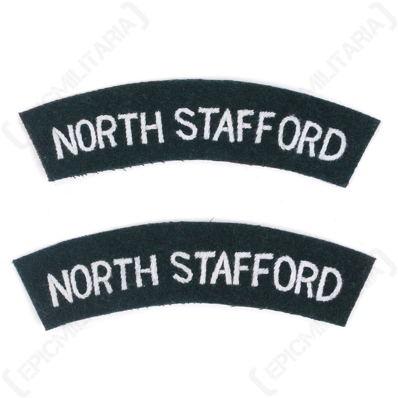 Arm?E Britannique Nord N. R?Giment De Stafford Insignes D'?Paule