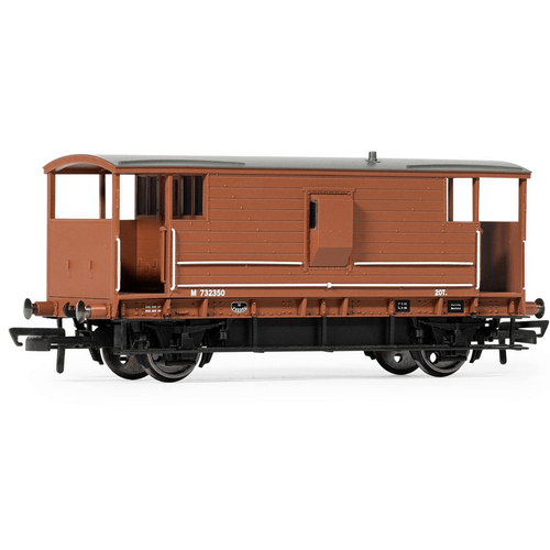 Hornby OO Gauge BR Ex LMS 732350 20T Brake Van Wagon R60286