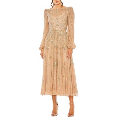 Mac Duggal Womens Embellished Wedding Cocktail And Party Dress BHFO 7731