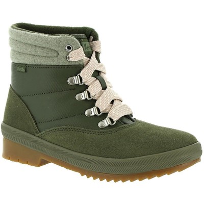 Keds Womens Camp Boot Замшевые смешанные ботильоны на шнуровке с круглым носком Обувь BHFO 5196