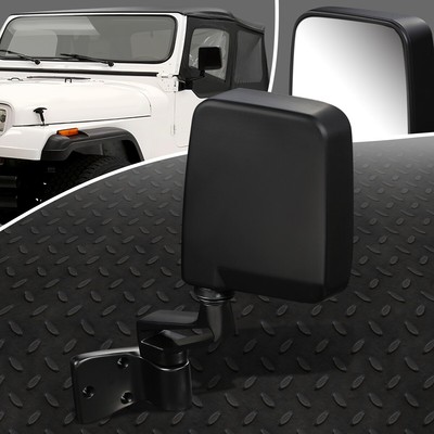 ДЛЯ 87-93 JEEP WAGONEER WRANGLER OE STYLE РУЧНОЕ ЛЕВОЕ БОКОВОЕ ЗЕРКАЛО ЗАДНЕГО ВИДА НА ДВЕРИ