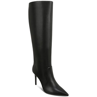INC Женские черные сапоги до колена из искусственной кожи Shoes 6 Medium (B,M) BHFO 4563