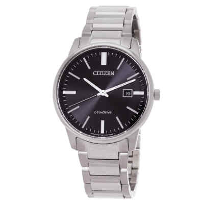 Pre-owned Citizen Eco-drive Black Dial Men's Watch Bm7521-85e