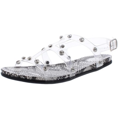 

Обувь Vince Camuto для девочек, черно-белые прозрачные сандалии 2, средний (B,M), Little Kid, BHFO 8807, Black/white