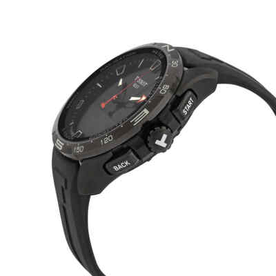 Pre-owned Tissot T-touch Perpetual Alarm Chronograph Quartz Mens Watch T121.420.47.051.03