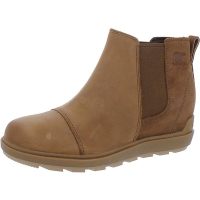 Черные ботинки Челси Sorel Womens Evie II на молнии 8 среднего размера (B,M) BHFO 7113