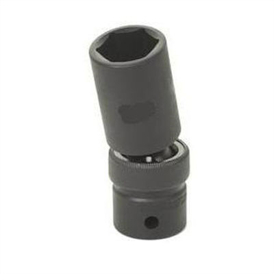 Grey Pneumatic 2022UMD Grey Pneumatic SOC 22MM 1/2D IMP UNIV 6PT DP BLK