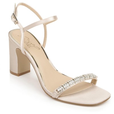 Женские туфли-лодочки CHARLEE бежевого цвета Jewel Badgley Mischka 7 Medium (B,M) BHFO 1666