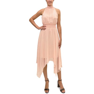 

Женское коктейльное платье миди Sam Edelman с лямкой на шее BHFO 3843, Blush