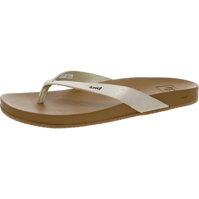 

Женские шлепанцы из искусственной кожи Reef Gold 10 Medium (B,M) BHFO 8533, Золотой, A20