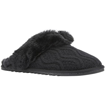 Женские шлепанцы с потертостями Lamo Womens Carolina, черные, 5 средних размеров (B,M) BHFO 0001