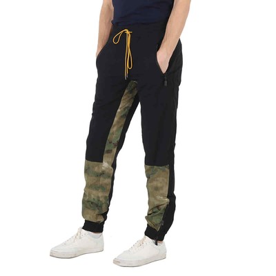 Pre-owned Rhude Black / Camo Nylon Jogger Pants