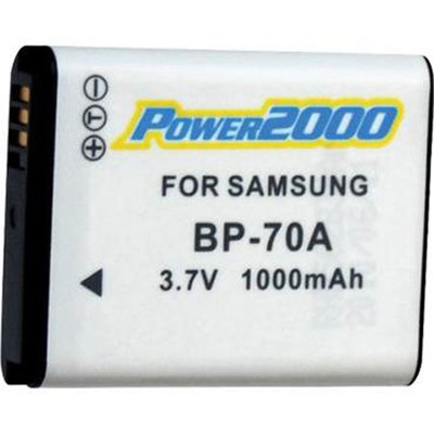 Литий-ионный аккумулятор Power2000 BP-70A 3,7 В 1000 мАч для цифровых фотоаппаратов Samsung