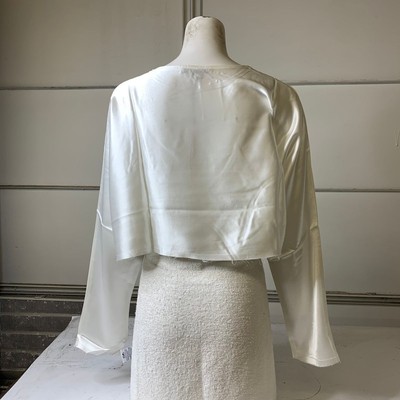 Pre-owned Nonchalant Label Emilia Blouse Women's Size Xs Off White