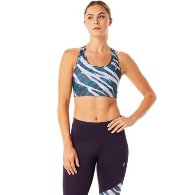 

БЮСТГАЛЬТЕР ASICS для женщин WILD CAMO BRA 2012C376, Night shade/velvet pine, 2012C376