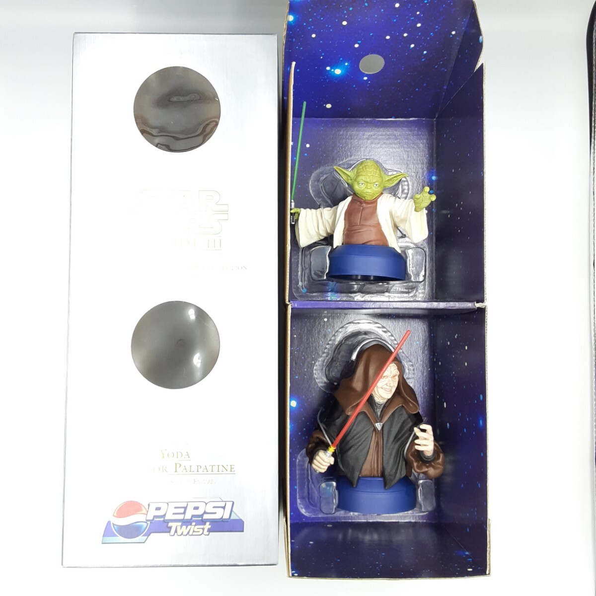 STAR WARS Pepsi Twist コレクション 6体セット PEPSI TWIST Star Wars III Novelty Sound Big Cap Set 6 YODA