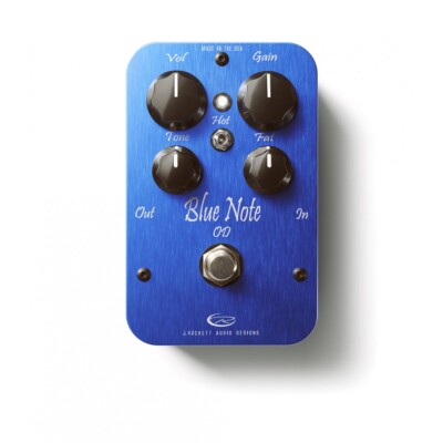 J Rockett Blue Note Overdrive Boost Low Gain Blues Electric Guitar Effect Pedal