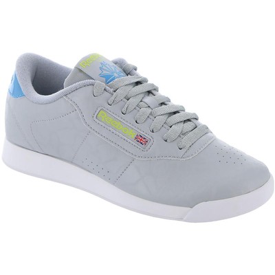 

Женские кроссовки и кроссовки Reebok Princess Grey 8.5 Medium (B,M) 0135, White/pure gray 3/blue