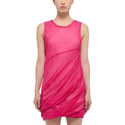 Женское вечернее мини-платье длиной выше колена с присборкой Helmut Lang BHFO 0625