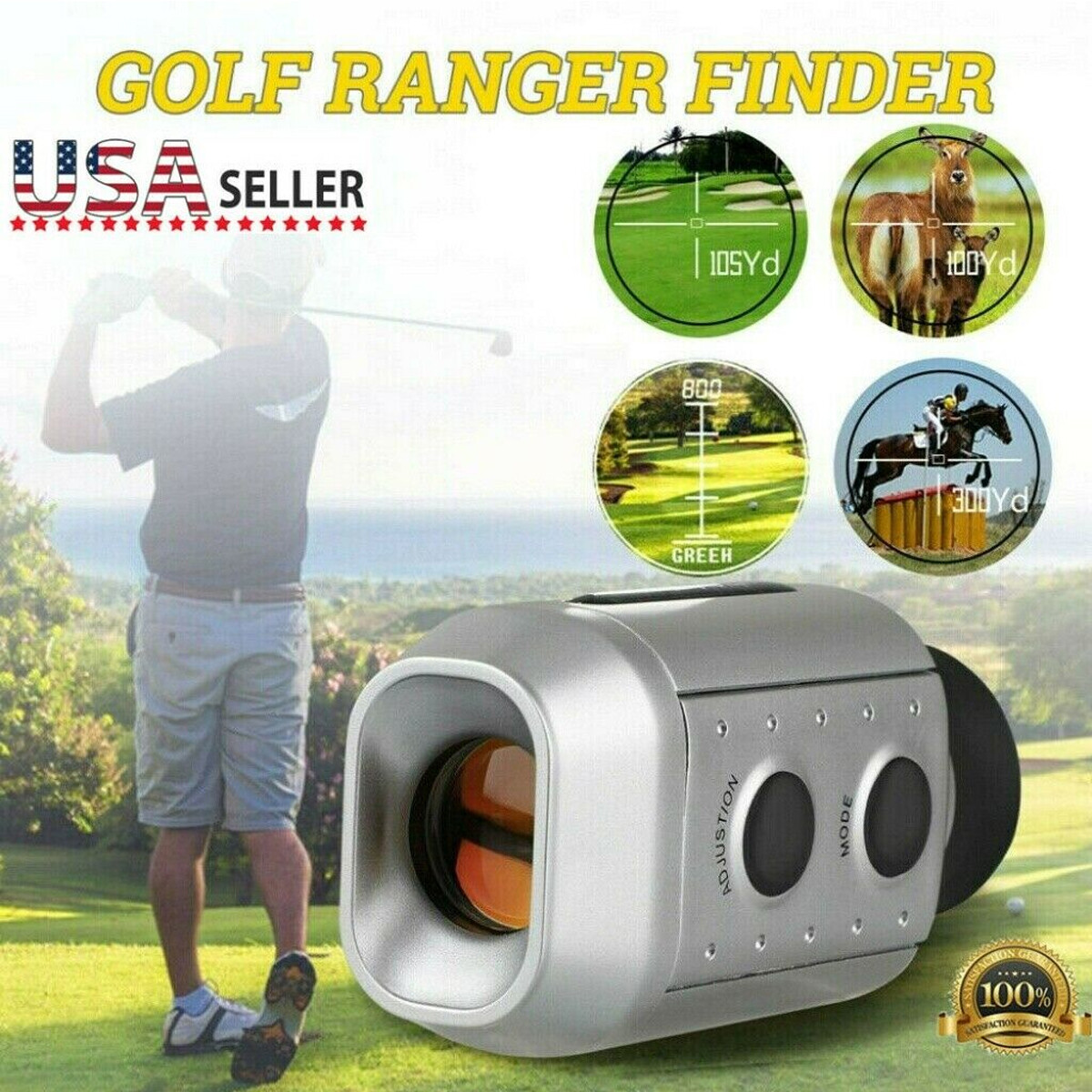 Rangefinder Digital 7x Laser Distance Range Finder Telescope