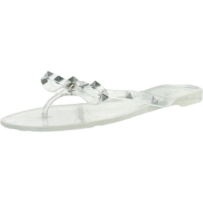 

Женские сандалии Steven New York Deevan Bow Jelly, обувь 10, средний (B,M) BHFO 5276, Clear/studded