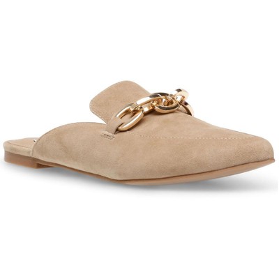 

Женские замшевые туфли без задника Steve Madden 7.5 Medium (B,M) BHFO 3510, Tan suede
