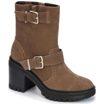 Повседневные ботильоны с пряжкой на высоком каблуке Kenneth Cole New York Womens BHFO 8734