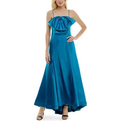 Официальное вечернее платье с бантом во всю длину Taylor Womens BHFO 5604