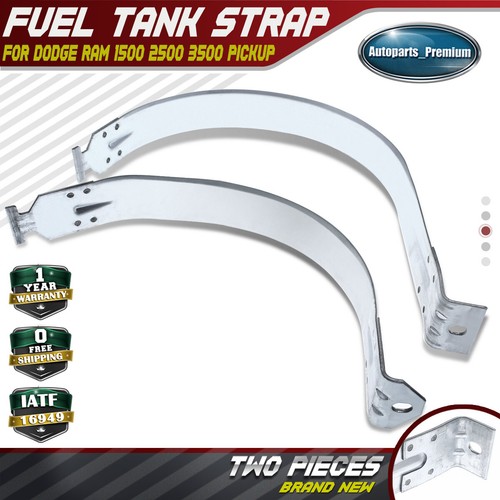 2x Fuel Tank Mounting Straps 35 Gallon Tank for Dodge Ram 15