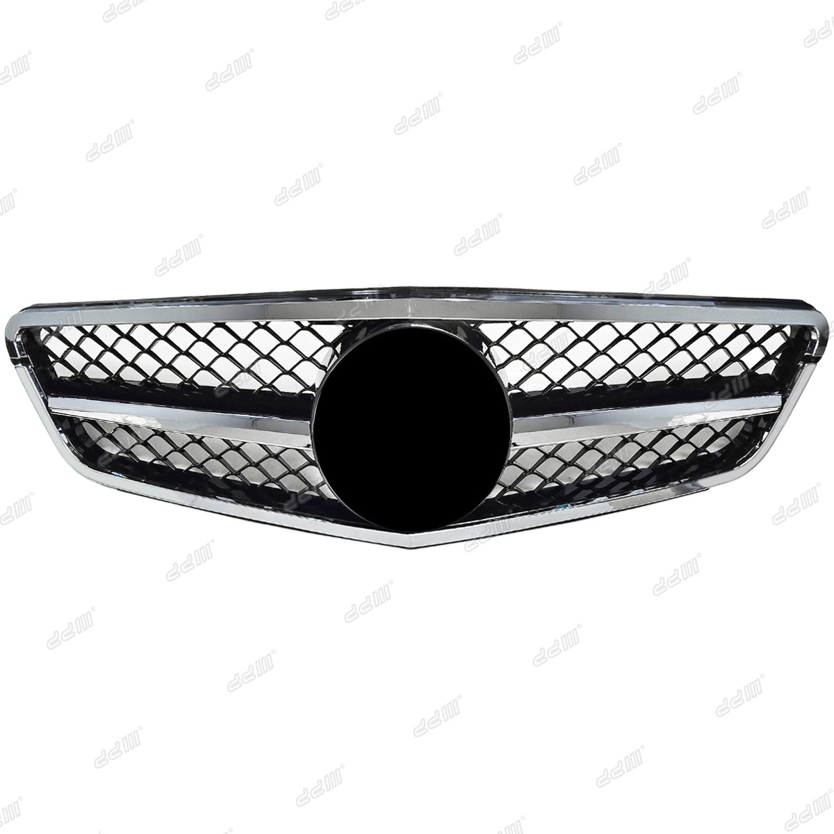 Front Chrome AMG Grille For Mercedes Benz W204 C-Class C280 C300 C350 2007-2014