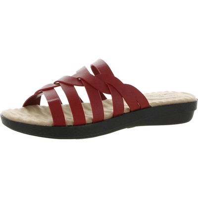 

Женские босоножки на танкетке Easy Street Sheri Red 7.5 Medium (B,M) BHFO 5001, Red/gore, Sheri